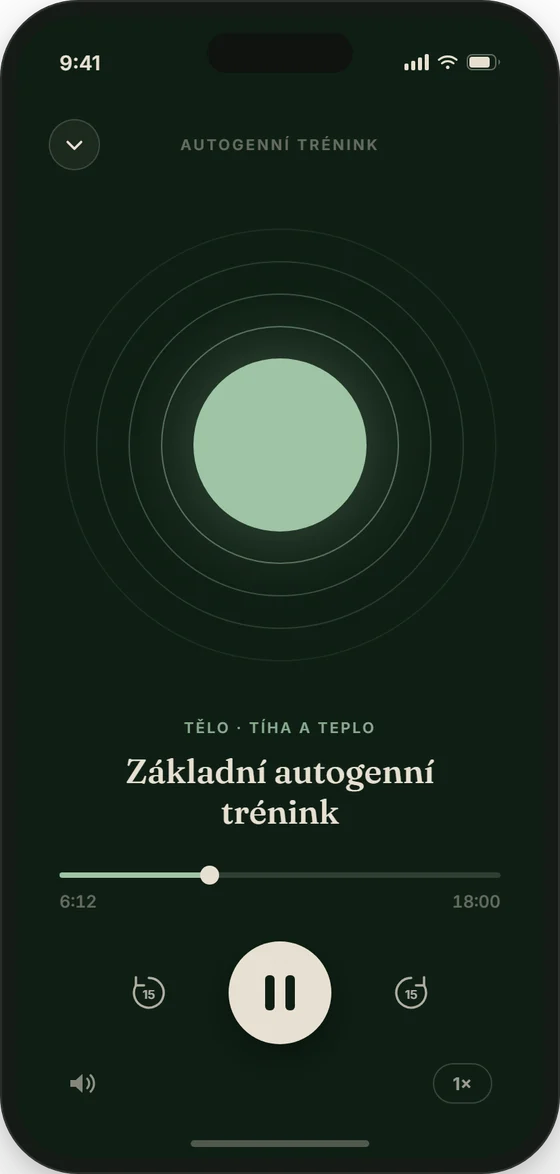 Náhled aplikace Calypso – Denní audio sezení